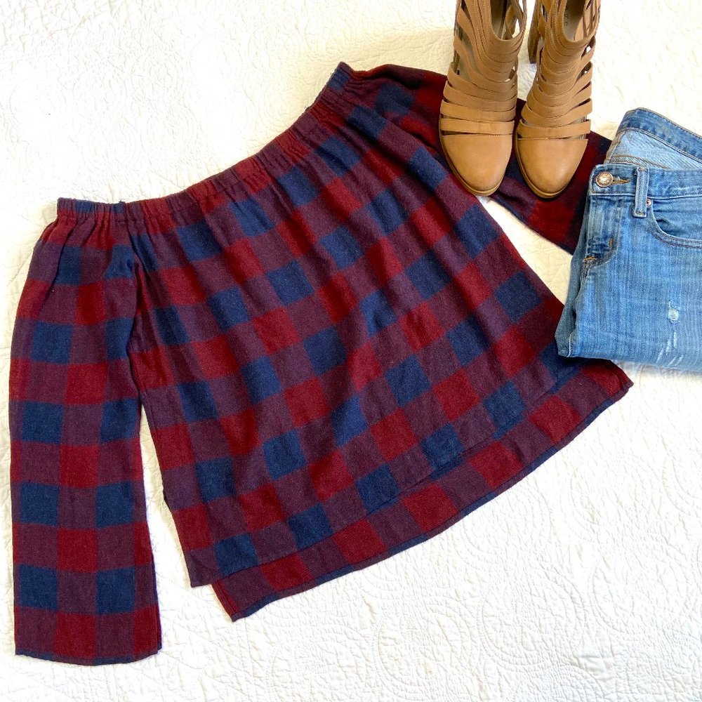 Cloth & Stone Tops Off the Shoulder Top Size Small